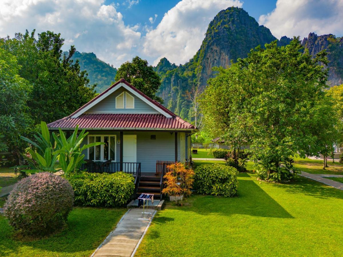 Bearlinbungalow Vang Vieng Eksteriør billede