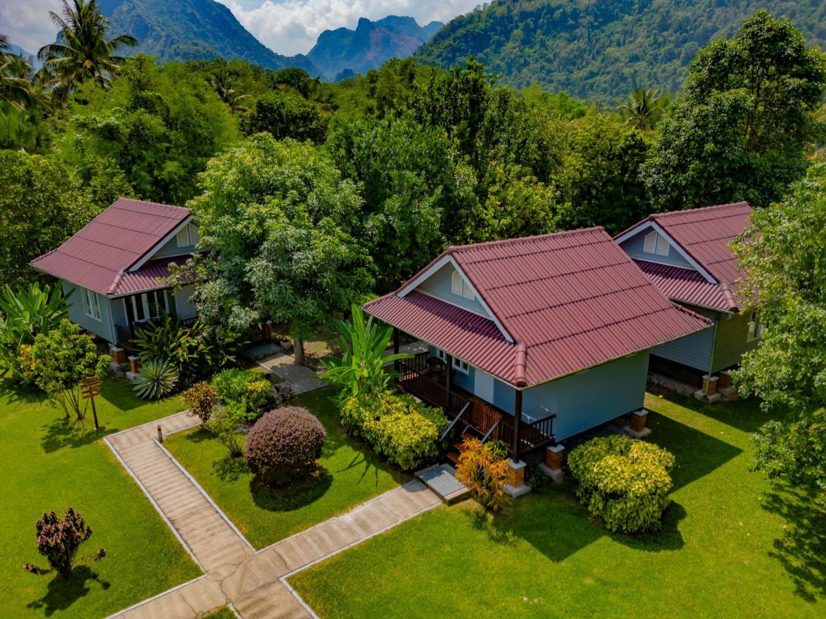 Bearlinbungalow Vang Vieng Eksteriør billede