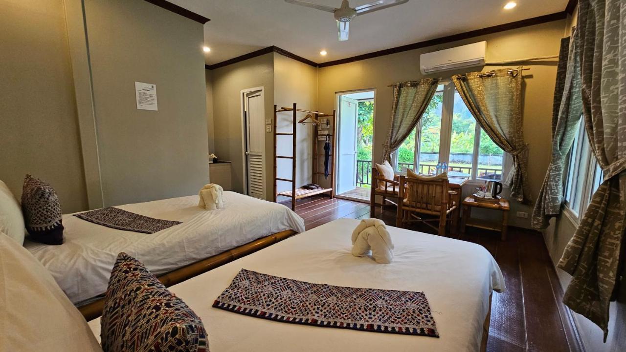 Bearlinbungalow Vang Vieng Eksteriør billede